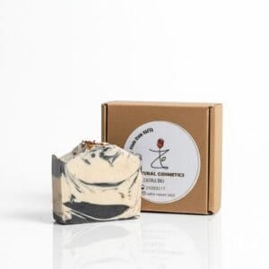 Savon solide à l'huile d'olive et charbon active_ صابون صلب بزيت الزيتون والفحم النشط