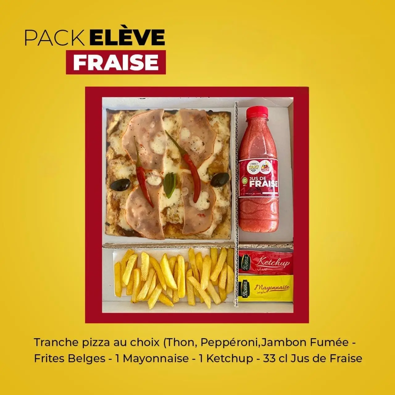 pack fraise